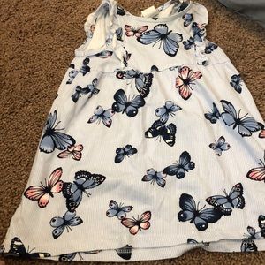 Blue butterflies dress